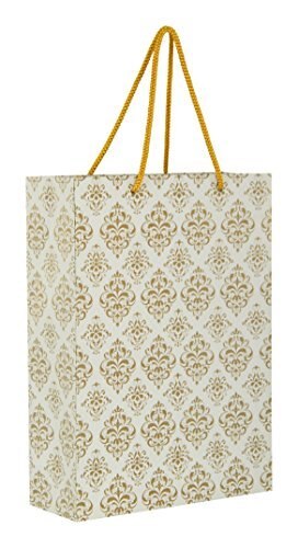 Gold Flower Paper Bags